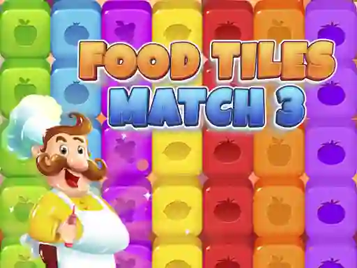 Spēle Food Tiles Match 3 online