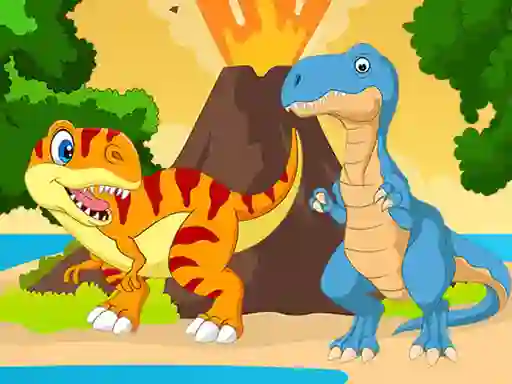 Spēle Dino Jigsaw online