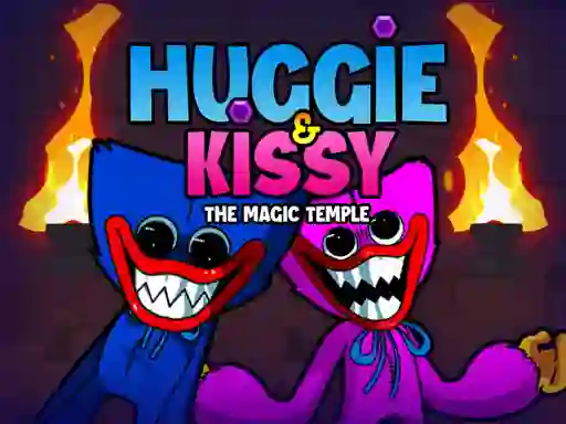 Spēle Huggie & Kissy The Magic Temple online