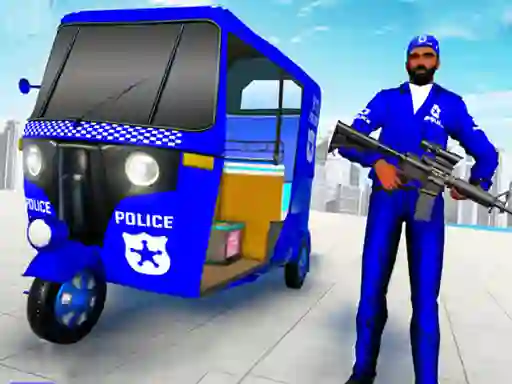 Spēle Police Auto Rickshaw Taxi online