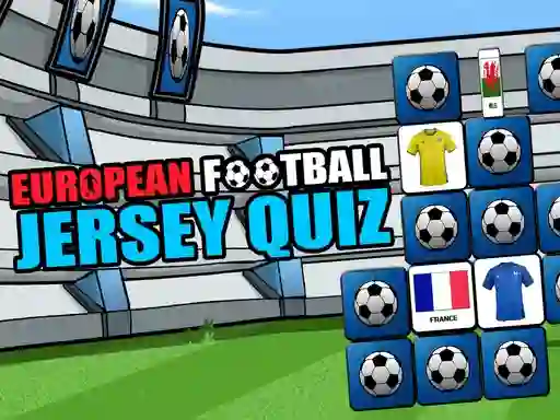 Spēle European Football Jersey Quiz online