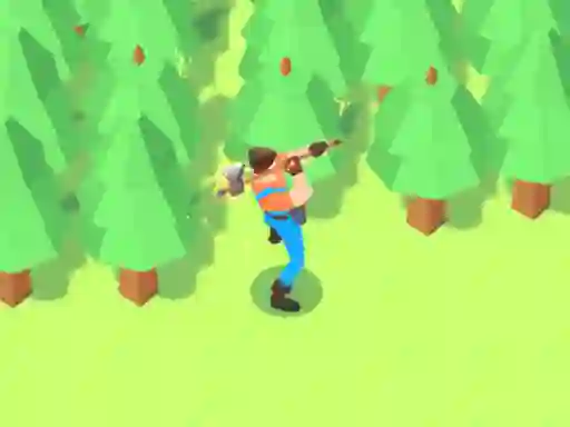 Spēle Idle Lumberjack 3D online