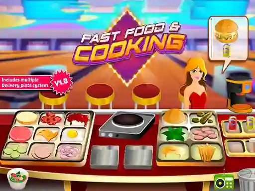 Spēle Fast Food & Cooking online