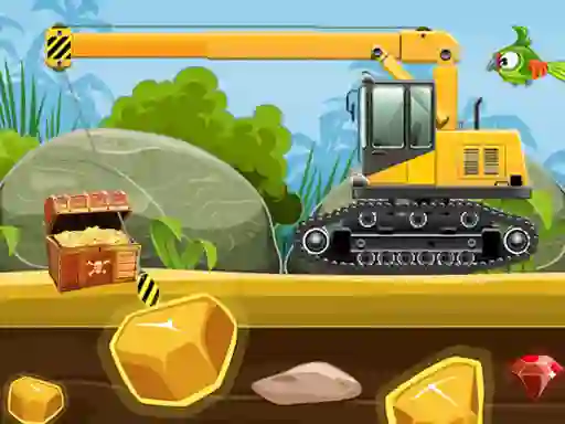 Spēle Gold Truck Crane online