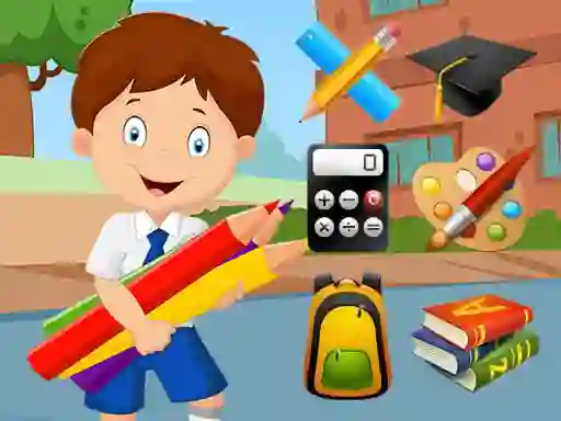 Spēle School Match 3 online