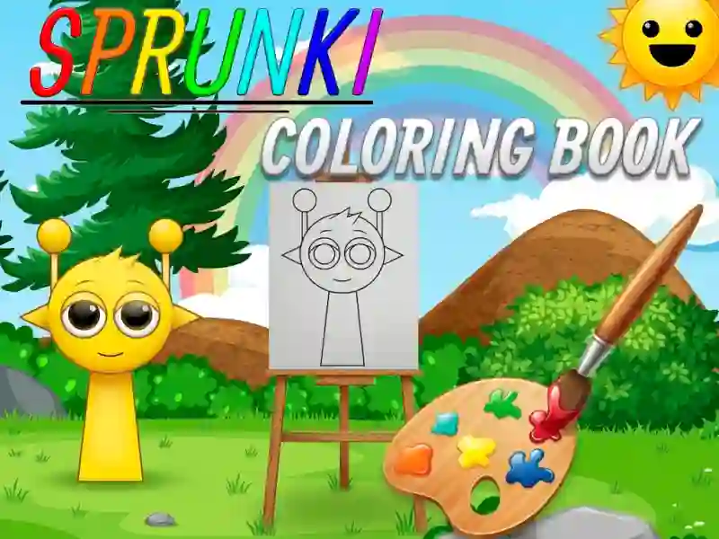 Spēle Sprunki Coloring Book online