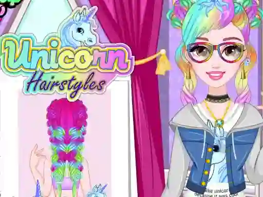 Spēle Unicorn Hairstyles online