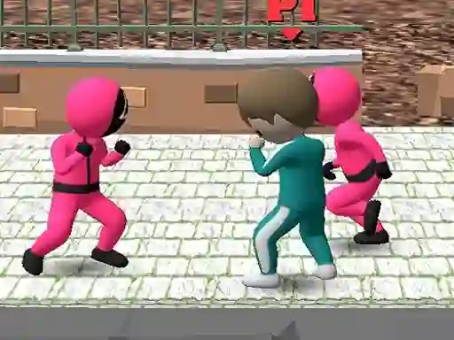 Spēle Squid Game Multiplayer Fighting online