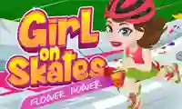Spēle Girl on Skates: Flower Power online