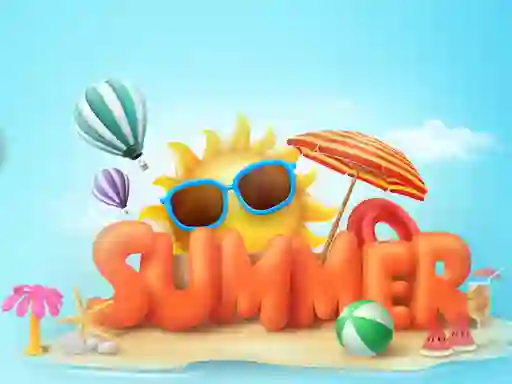 Spēle Happy summer jigsaw puzzle online