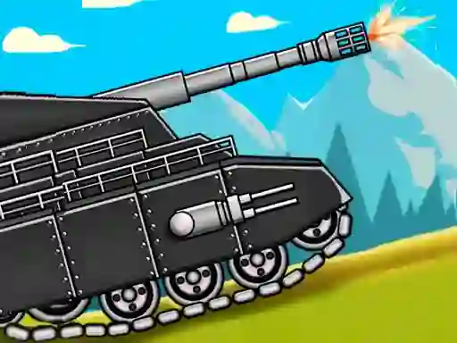 Spēle Tank Fury: Boss Battle 2D online