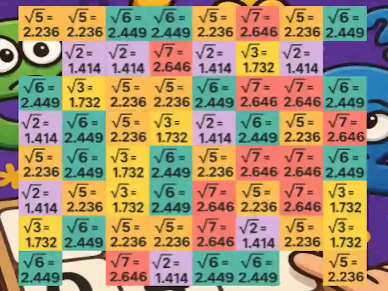 Spēle Tricky Square Roots online