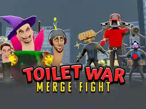 Spēle Toilet War: Merge Skibidi online