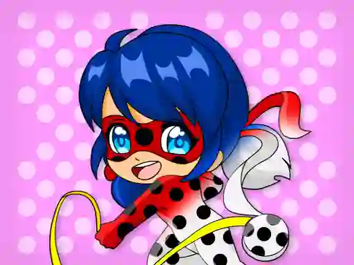 Spēle Chibi Dottedgirl Coloring Book online