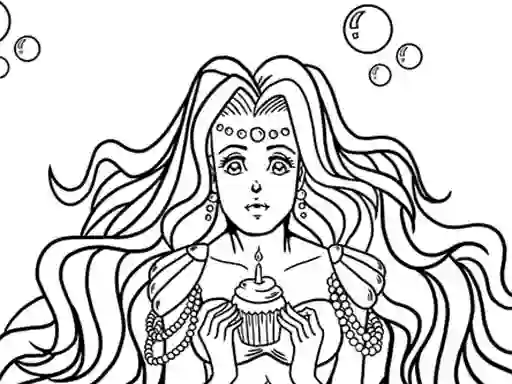 Spēle Kawaii Mermaids Coloring Book online