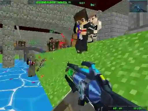 Spēle GunGame Paintball Wars online