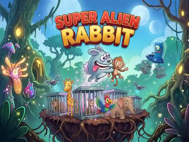 Spēle Super Alien Rabbit online