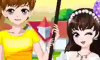 Spēle Romantic Spring Couple online