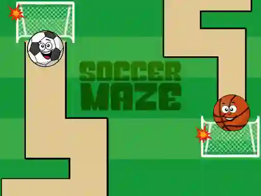 Spēle Soccer Maze online