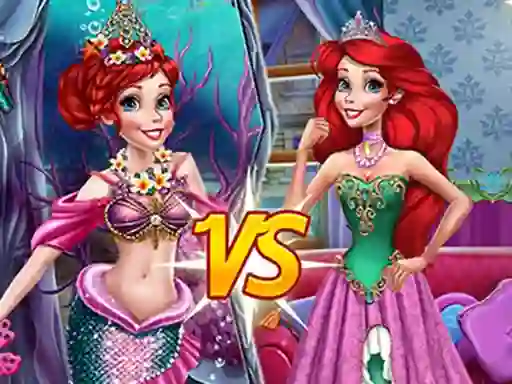 Spēle Mermaid vs Princess online