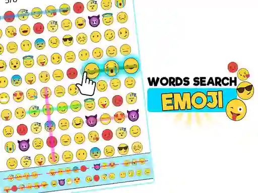 Spēle Word Search Emoji Edition online