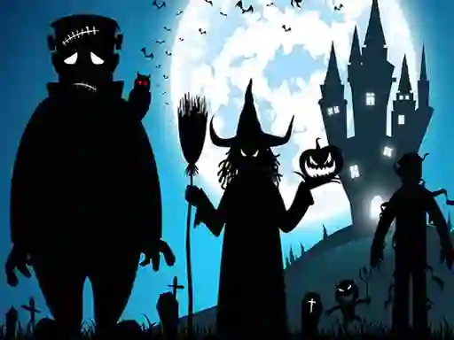 Spēle Crazy Halloween Memory online