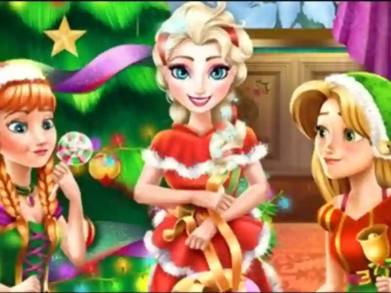 Spēle Disney Princess Christmas Party online
