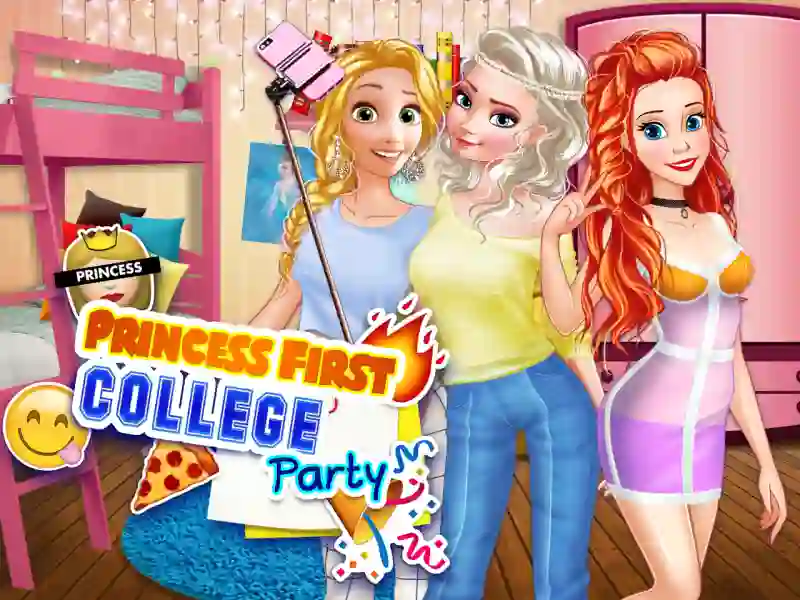 Spēle Princess First College Party online