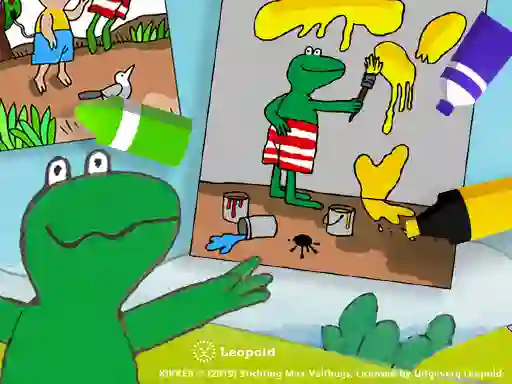 Spēle Coloring Kikker online