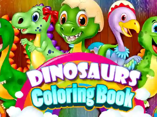 Spēle Dinosaurs Coloring Book online