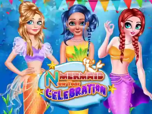 Spēle Mermaid New Year Celebration online