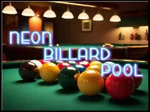 Spēle Neon Billard Pool online