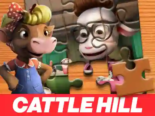 Spēle Christmas at Cattle Hill Jigsaw Puzzle online