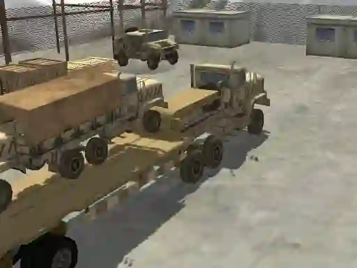 Spēle Transport Army vehicle truck driving online