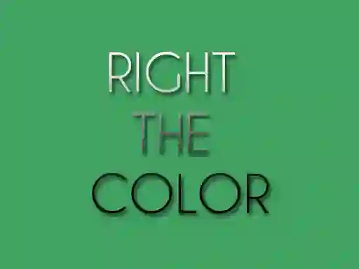 Spēle Right the Color online