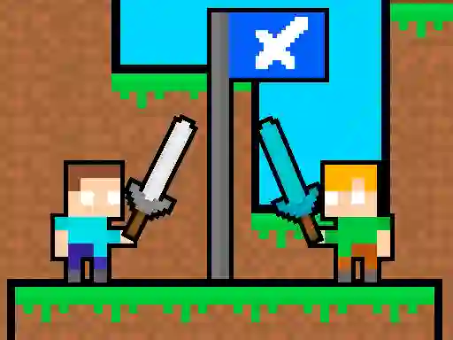 Spēle Friends Battle Swords Drawn online