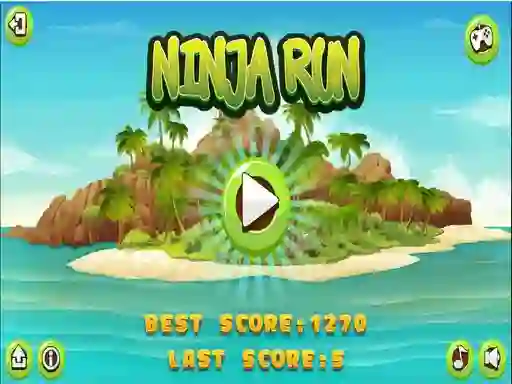 Spēle Ninja Run online
