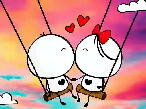 Spēle Spot The Differences Happy Valentines Day online