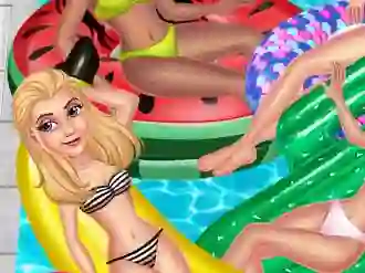 Spēle Princess Pool Party Floats online