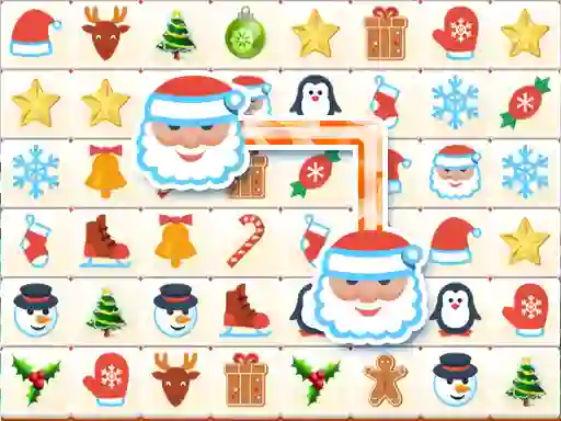 Spēle Onet Winter Christmas Mahjong online