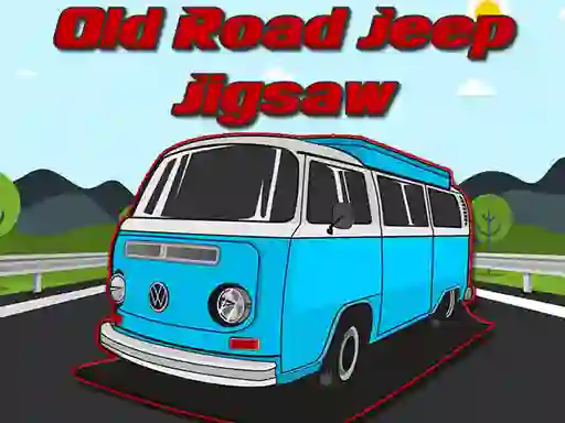 Spēle Old Road Jeep Jigsaw online