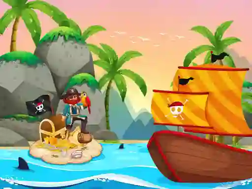 Spēle Pirate Travel Coloring online