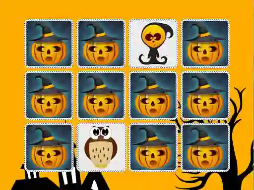Spēle Kids Memory Game Halloween online
