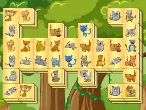 Spēle Cats mahjong online