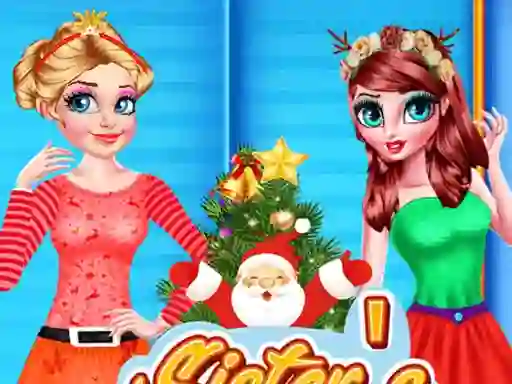 Spēle Sisters Christmas Tree online