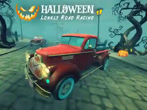 Spēle Halloween Lonely Road Racing online