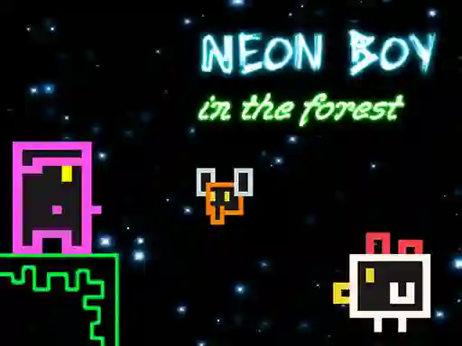 Spēle Neon Boy in the forest online