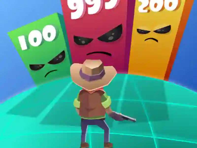 Spēle Shoot Block Rush 3D online