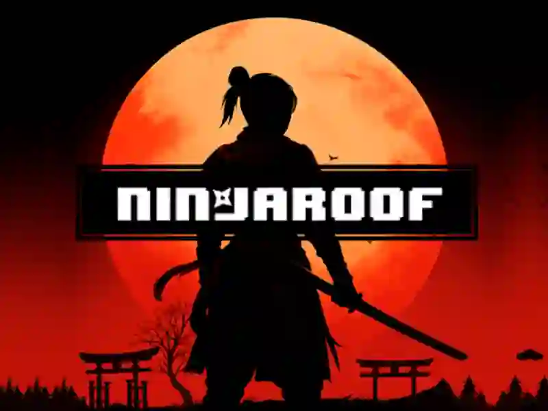 Spēle Ninja Roof online