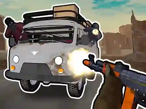 Spēle Road Chase. Shooter Realistic Guns online